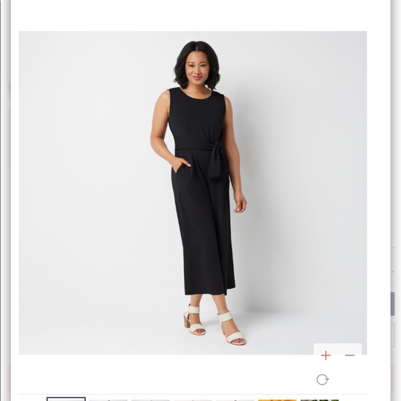 DuJour Cropped Wide Legged Knit Jumpsuit - Picture 1 of 4